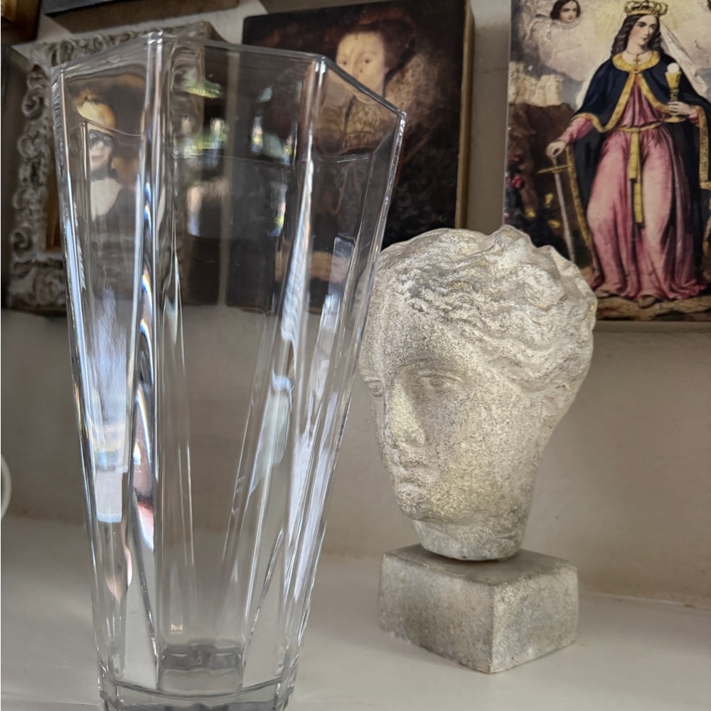 Vintage Tiffany & Co. Hexagon Crystal Vase - Picture 2 of 13